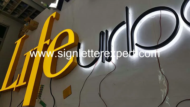 Trimless LED channel letter signs