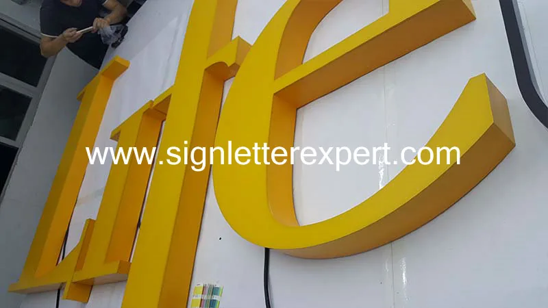 Trimless LED channel letter signs