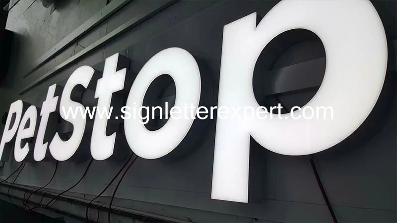 Trimless LED channel letter signs