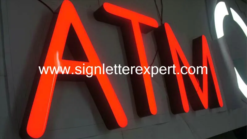 Front lit LED channel letter signs