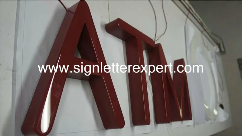 Front lit LED channel letter signs
