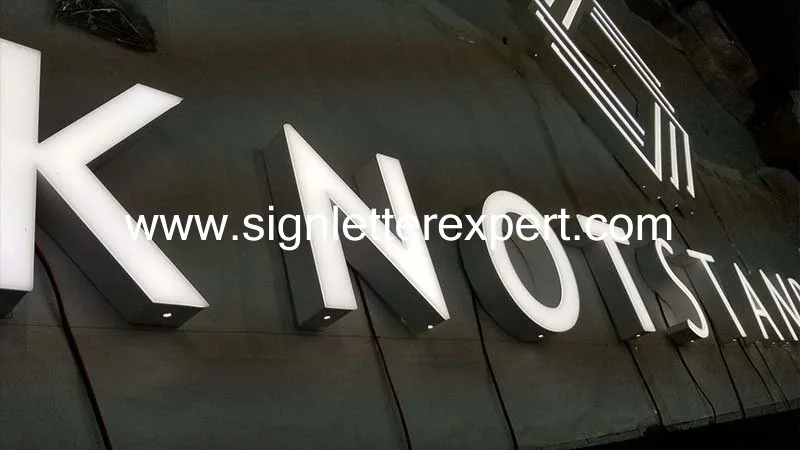 Internally illuminated LED letter signs