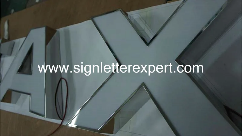 Internally illuminated LED letter signs