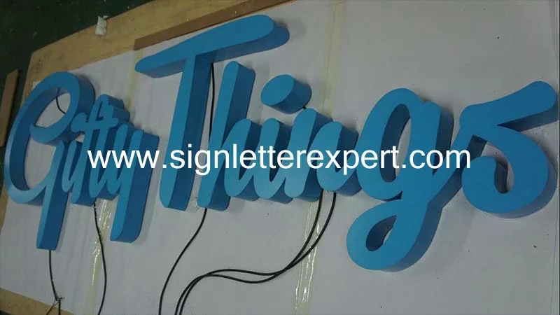 Internally illuminated LED letter signs