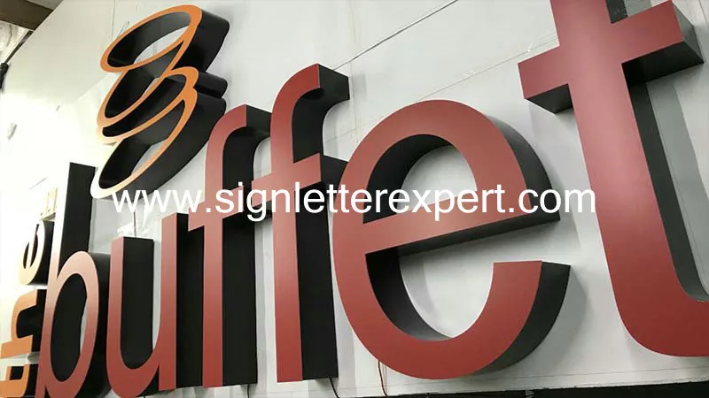 Face lit LED letter signage