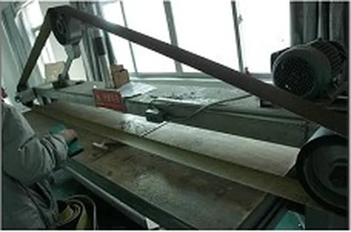 Brushed Machine in the Super Sign workshop