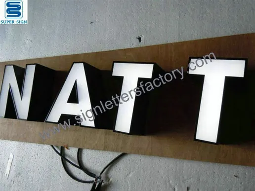Face Illumination LED Letters 20 made by Super Sign