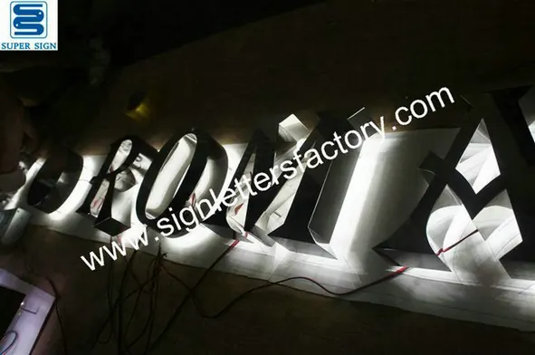 Backlit LED Exterior Letter Sign 15 made by Super Sign