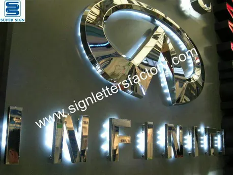 Backlit LED Auto Sign Letter 19 made by Super Sign