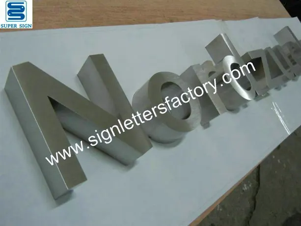 Stainless Steel Interior Sign Letters 49 made by Super Sign