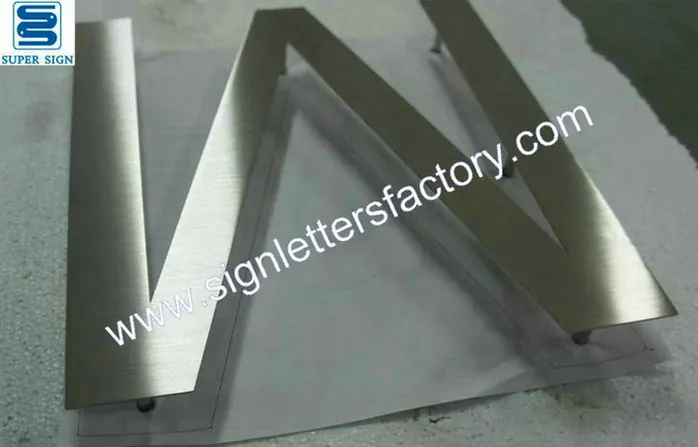 Stainless Steel Exterior Sign Letters 42 made by Super Sign