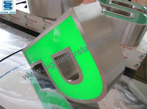 Frontlit LED Channel Letters 21 made by Super Sign