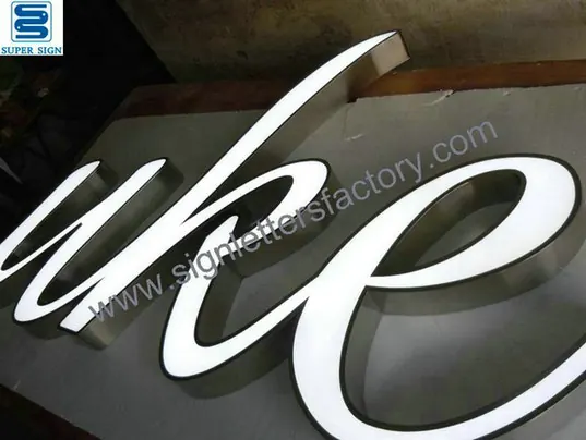 Frontlit LED Letter Sign 04 made by Super Sign