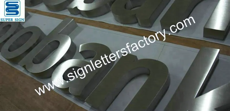 Stainless Steel Reception Sign 38 made by Super Sign