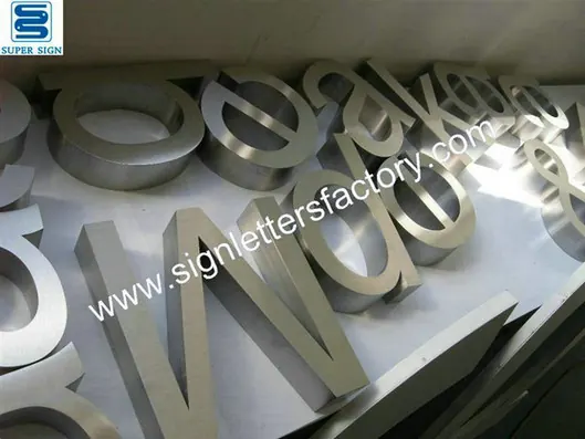 Stainless Steel Box Sign Letters 25 made by Super Sign