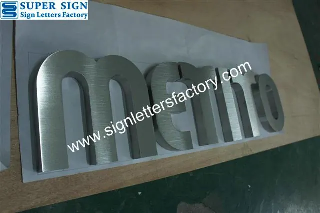 Stainless Steel Letters Signage 64 made by Super Sign