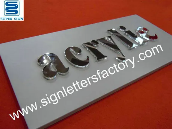 Laminated Acrylic Letter Sign 06 made by Super Sign