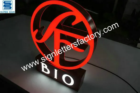 Custom Double-sided LED Sign 02 made by Super Sign