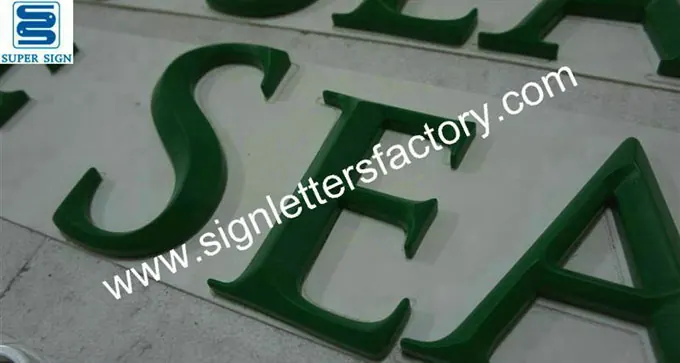 Painted PVC Letter Sign 04 made by Super Sign