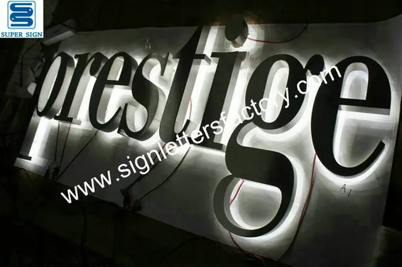 Backlit LED Letters and Sign 29 made by Super Sign