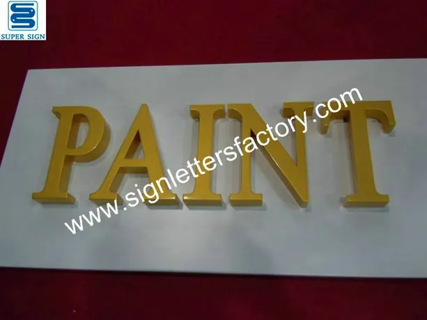 Painted Acrylic Letter Sign 01 made by Super Sign