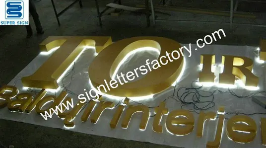 Backlit LED Channel Letters 03 made by Super Sign