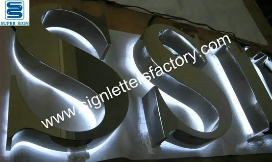 Halo Illumination LED Sign Letter 20 made by Super Sign