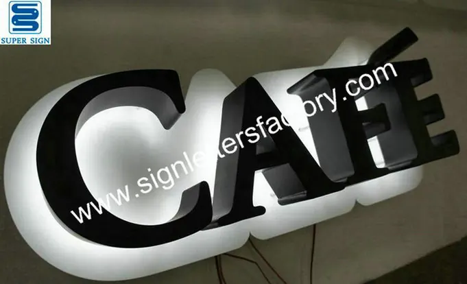 Halo Illumination LED Sign Letters 31 made by Super Sign