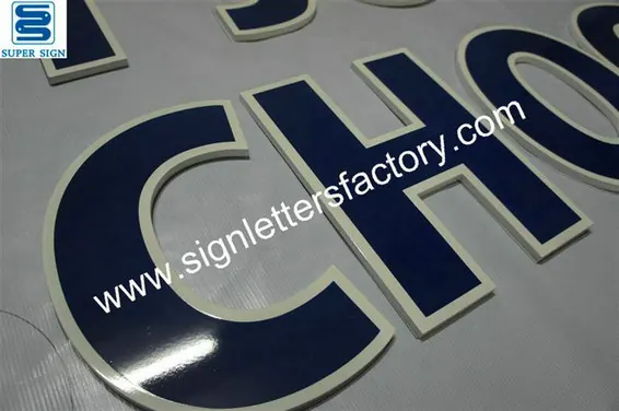 Painted Acrylic Lettering Sign 03 made by Super Sign