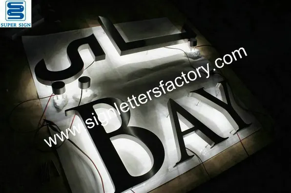 Halo Lit LED Letters 30 made by Super Sign