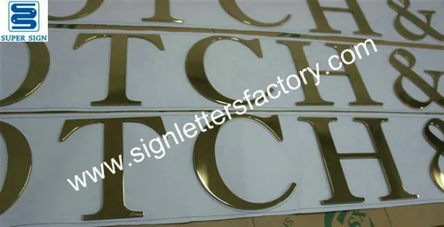 Brass Shop Signage Design made by Super Sign