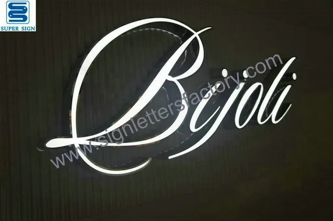 Front Illumination LED Sign Letters 07 made by Super Sign