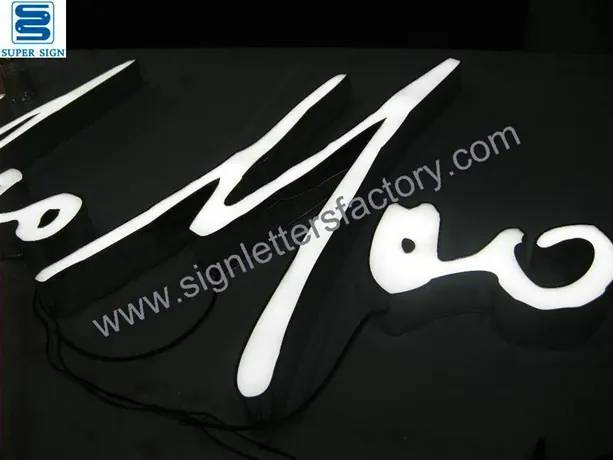 Frontlit LED Sign Lettering 13 made by Super Sign