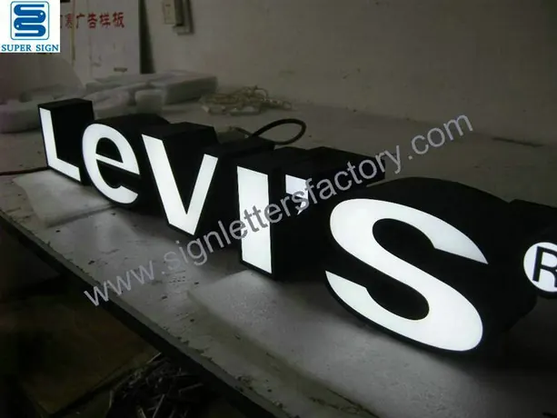 Frontlit LED Sign Letters 03 made by Super Sign