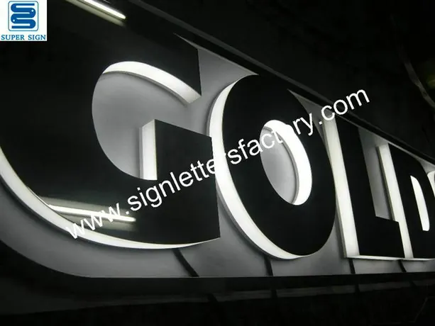Sidelit LED Letter Sign 02 made by Super Sign
