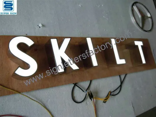 Frontlit LED Channel Letters 01 made by Super Sign