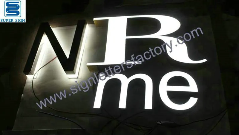 Front Illumination LED Letter Sign 06 made by Super Sign
