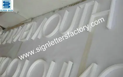 Painted Stainless Steel Metal Letters 09