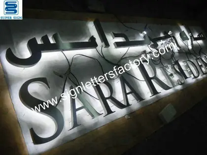 Backlit LED Sign and Letters 33