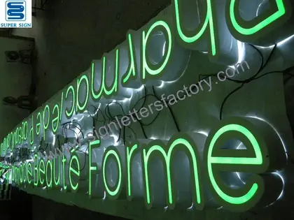 Frontlit and Backlit LED Channel Letters 24