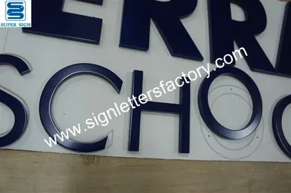 Painted Acrylic Sign Letters 05