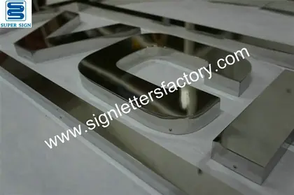 Polished Stainless Steel Signage 11