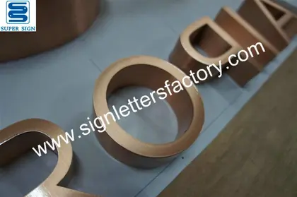 Copper Sign Letters 01