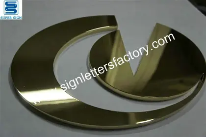Polished Brass Logo 13