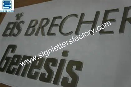 Built-up Stainless Steel Letters Sign 28