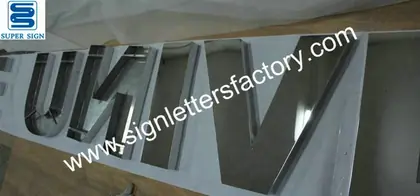 Polished Stainless Steel Sign Lettering 33