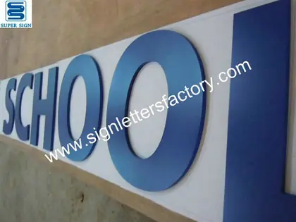 Painted Acrylic Sign Letters 02