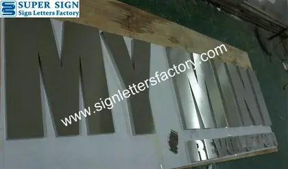 Decorative Stainless Steel Sign Letters 60