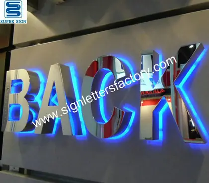 Halo Illumination LED Sign Letters 01