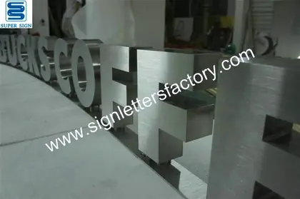 Stainless Steel Store Sign 52